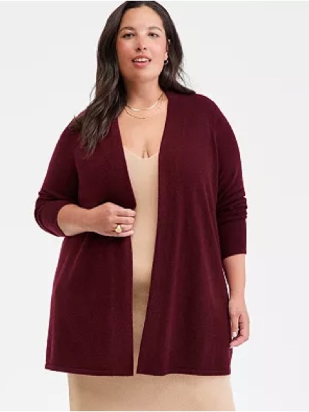 Charter Club Plus Size 100% Cashmere Duster Cardigan 3X